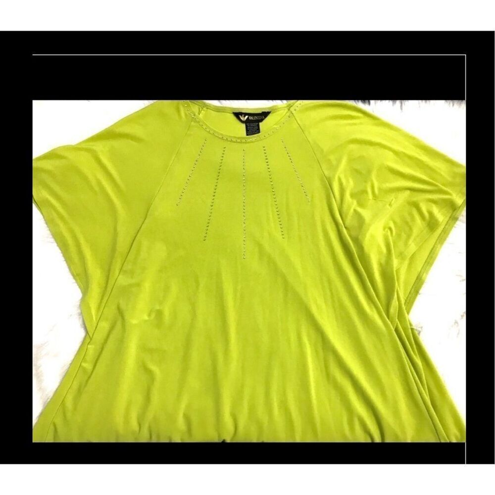 ValentinA Neon green bling blouse